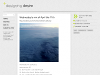 Screenshot des Blogs Designing Desire