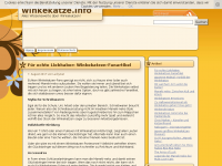 Screenshot des Blogs winkekatze.info