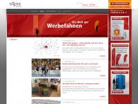 Screenshot des Blogs Werbefahnen und Beachflags