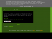 Screenshot des Blogs Nationalpark