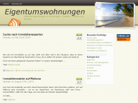 Screenshot des Blogs Eigentumswohnungen