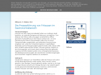 Screenshot des Blogs Günstige Friteusen