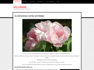 Screenshot des Blogs Wellmagie