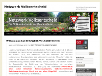 Screenshot des Blogs Netzwerk Volksentscheid