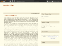 Screenshot des Blogs fussballwetten Fan