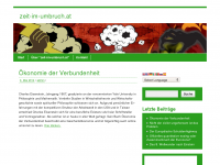 Screenshot des Blogs Zeit im Umbruch