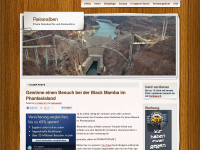 Screenshot des Blogs Unser Reiseblog
