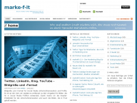 Screenshot des Blogs marke-f-it