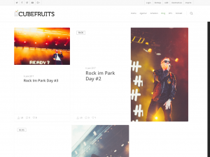 Screenshot des Blogs cubefruits photography by Ulrich Schuster