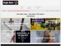 Screenshot des Blogs Singleaktiv – Blog