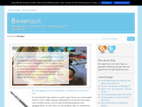 Screenshot des Blogs Bikinifigur – Fit für den Sommer