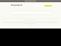 Screenshot des Blogs The Sponge