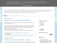 Screenshot des Blogs Hörbücher