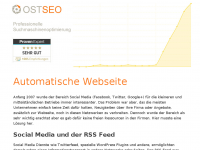Screenshot des Blogs Die Automatische Webseite