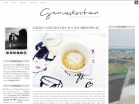 Screenshot des Blogs Genusskochen
