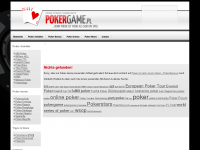 Screenshot des Blogs GArtenzwergs Pokerblog