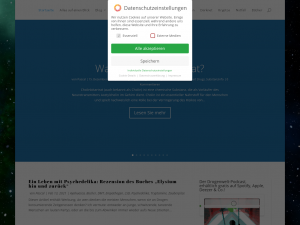 Screenshot des Blogs Drogenwelt Blog