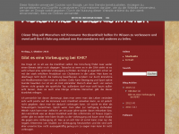Screenshot des Blogs Koronare Herzkrankheit