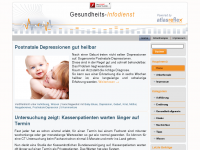 Screenshot des Blogs Gesundheits-Infodienst