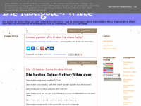 Screenshot des Blogs Die lustigsten Witze im Web