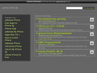 Screenshot des Blogs Apfelunited