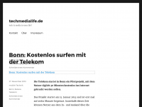 Screenshot des Blogs techmedialife