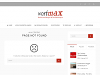 Screenshot des Blogs wortmax (b)logbuch