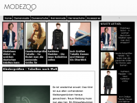 Screenshot des Blogs Modezoo