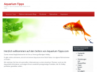 Screenshot des Blogs Aquarium Tipps