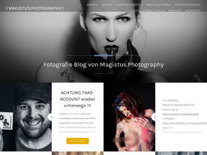 Screenshot des Blogs Magistus.de Fotodesign