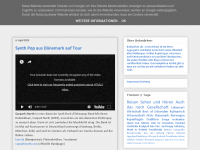 Screenshot des Blogs Skandinavien-Blog