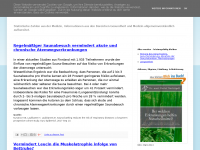Screenshot des Blogs Gesundheit – Zahlen, Daten, Fakten