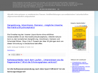 Screenshot des Blogs Neues aus der Medizin