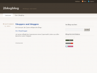 Screenshot des Blogs 2blogblog – Weblogs und mehr