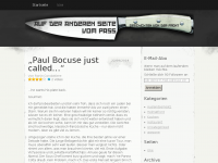 Screenshot des Blogs Auf der anderen Seite vom Pass