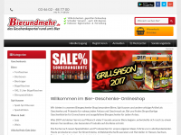 Screenshot des Blogs Geschenke für Männer Bierundmehr-shop.de