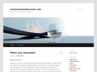 Screenshot des Blogs Weissweinkenner