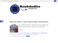 Screenshot des Blogs Bankdudler