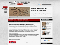 Screenshot des Blogs Where is my money?