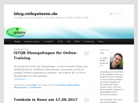 Screenshot des Blogs blog.milsystems.de – alles rund um Informatik und Co