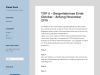 Screenshot des Blogs Planet Rock