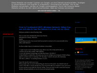 Screenshot des Blogs 2.4Ghz Wireless ISP DIY (Do It Yourself) HomeBrew WiFi Antenna Success.