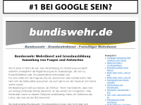 Screenshot des Blogs Bundiswehr