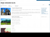 Screenshot des Blogs Mein Ukraine Blog