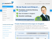 Screenshot des Blogs Ratgeber Private Krankenversicherung