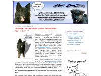 Screenshot des Blogs Alex DogBlog