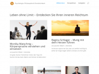 Screenshot des Blogs Leben ohne Limit