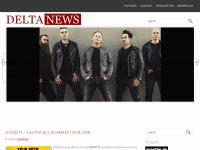 Screenshot des Blogs Delta News