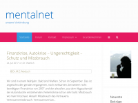 Screenshot des Blogs mentalnet