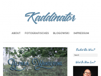 Screenshot des Blogs Kaddinator.de